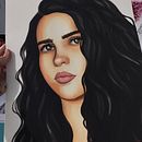 Meu projeto do curso: Retrato ilustrado em aquarela. Een project van Traditionele illustratie,  Beeldende kunst, Schilderij,  Tekening, Aquarelschilderen,  Portrettekening y  Artistieke tekening van gabriellasabrina378 - 16.04.2023