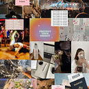 vision board . Colagem, e Direção de arte projeto de laila tubasi - 17.04.2023