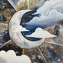 Midnight Rain. Traditional illustration, Fine Arts, Painting, and Watercolor Painting project by Viviana Roa Cárdenas - 04.17.2023