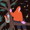 Childhood. Traditional illustration, and Digital Illustration project by Dominika Pavlickova - 04.17.2023