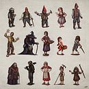 NPCs. Een project van Ontwerp van personages y Traditionele illustratie van Mikołaj Szonecki - 10.04.2023