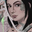 My project for course: Illustrated Portraits with Procreate. Un proyecto de Ilustración tradicional, Ilustración vectorial, Ilustración digital y Dibujo de Retrato de fannivictoria - 18.04.2023