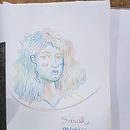 Meu projeto do curso: Caderno de retratos: explore o rosto humano. Un progetto di Bozzetti, Disegno, Disegno di ritratti, Disegno artistico e Sketchbook di Sarah Godoi - 29.03.2023