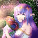 Azure - Rose. Een project van Traditionele illustratie y Digitale illustratie van Ambar Diaz - 13.02.2023
