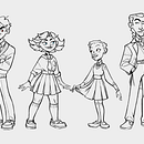 OCs character designs. Character Design project by Lucia Mostarda - 04.21.2023