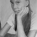 Greta Thunberg . Ilustrasi tradisional proyek oleh Bruno Kim - 04.22.2023