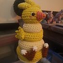 Crochet Chocobo Baby Stacking Toy. To, Design, and Crochet project by martins_catherine - 04.24.2022
