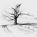 "Fence line". Un progetto di Pittura ad acquerello di Dan Collins - 23.04.2023