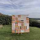 Mon projet du cours :  Création d'une couverture matelassée en patchwork rayé. Projekt z dziedziny Projektowanie mod,  Sz, cie,  Tkactwo, DIY, Wzornictwo tekst i liów użytkownika Marie Grand-Clément - 23.04.2023
