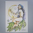 Mi proyecto del curso: Personajes fantásticos con tinta y acuarela . Traditional illustration, Character Design, Pencil Drawing, Drawing, Watercolor Painting & Ink Illustration project by nachoandreu_1 - 04.23.2023