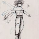 Mi proyecto del curso: Ilustración para cómics: anatomía de un superhéroe Ein Projekt aus dem Bereich Traditionelle Illustration, Design von Figuren, Comic, Bleistiftzeichnung und Anatomische Zeichnung von Hugo Espino - 23.04.2023