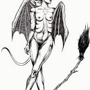 Lilith. Ilustração tradicional projeto de Mei P. Romano - 24.04.2023