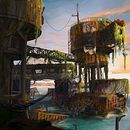 Water Tower Fortress. Un progetto di Arte concettuale di r4iny - 20.05.2022
