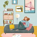 My project for course: Colorful Digital Illustration in Procreate. Un progetto di Illustrazione tradizionale, Disegno, Illustrazione digitale e Disegno digitale di Petra Hankusová - 23.04.2023