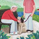 une belle rencontre au bord du lac. Un proyecto de Ilustración tradicional de Johanne Weilbrenner - 23.04.2023
