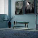 Banqueta domestika: Renderizado de producto fotorrealista con KeyShot. Projekt z dziedziny 3D, Projektowanie i w, rób mebli, Wzornictwo przem, słowe, Projektowanie produktowe i  Projektowanie 3D użytkownika Duvan Guerrero Trujillo - 25.04.2023