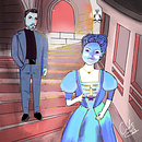 My project for course: Atmospheric Painting in Procreate: From Concept to Color. Een project van Digitale illustratie, Digitale tekening y Redactionele illustratie van Alise Killpack - 25.04.2023
