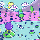 My project for course: Designing Kawaii Worlds: Spread Joy Through Illustration. Un proyecto de Diseño de personajes, Ilustración digital y Manga de Jess Willbea - 21.04.2023