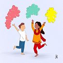 Nouvel An Tamoul. Traditional illustration project by laurence_meurrens - 04.27.2023