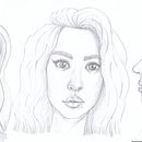 My project for course: Portrait Sketchbooking: Explore the Human Face. Un proyecto de Bocetado, Dibujo, Dibujo de Retrato, Dibujo artístico y Sketchbook de Anna Mudge - 15.04.2023