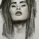 Mein Abschlussprojekt für den Kurs: Künstlerisches Porträt mit Kohlestift: die Atmosphäre. Un proyecto de Ilustración tradicional, Bellas Artes, Dibujo, Dibujo de Retrato, Dibujo realista y Dibujo artístico de ramonaja - 28.04.2023