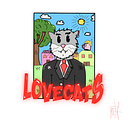 Lovecats. Traditional illustration project by andrese.torresm - 03.02.2022