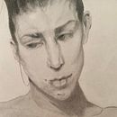 My project for course: Graphite Drawing Techniques for Planar Portraiture. Projekt z dziedziny  Sztuki piękne, Sketching,  R, sunek, Portret, R, sunek realist, czn,  R, sunek art, st i czn użytkownika Dana - 28.04.2023