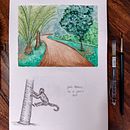 Mi proyecto del curso: Cuaderno de viaje en acuarela. Een project van Traditionele illustratie, Aquarelschilderen,  Architecturale illustratie y Sketchbook van silvia_aat - 29.04.2023