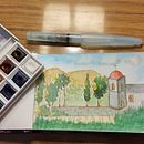 Proyecto Final: Mi viaje a las Sierras de Córdoba, Argentina. Traditional illustration, Watercolor Painting, Architectural Illustration, and Sketchbook project by Cynthia Barrios - 04.23.2023