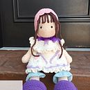 Muñeca romántica  . % Evelyn Gomez tarafından hazırlanan Amigurumi projesi - 04.30.2023