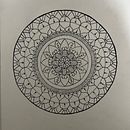 Meu projeto do curso: A arte de desenhar mandalas: crie padrões geométricos. Desenho e Ilustração com tinta projeto de Tania Soldera - 01.05.2023