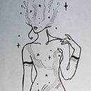 Mi proyecto del curso: Diseño de tatuajes fine line: simbología y magia. Projekt z dziedziny Design, Trad, c, jna ilustracja, Kreat, wność, R, sunek ołówkiem,  R, sunek i Projektowanie tatuaż użytkownika carlanicovani35 - 30.04.2023