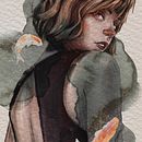 Meu projeto do curso: Retrato Ilustrado com Procreate. Un projet de Illustration traditionnelle, Illustration vectorielle, Illustration numérique , et Dessin de portrait de Osa Barbosa - 03.05.2023