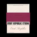 Event Republic Studio - Branding. Graphic Design, Br, ing, Identit, Logo Design, T, pograph, Design, Creativit, Events, Design, Art Direction, Editorial Design, Packaging, T, and pograph project by Caroline Carrillo - 05.04.2023