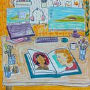 Mein Abschlussprojekt für den Kurs: Das Skizzenbuch als Erkundungsreise: Finde deinen Zeichenstil. Projekt z dziedziny Trad, c, jna ilustracja, Sketching, Kreat, wność,  R, sunek, Malowanie akwarelą, Sketchbook i Malowanie gwaszami użytkownika Beate Wasmuth - 04.05.2023