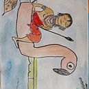 Mon projet du cours : Humour graphique pour débutants. Escrita, Comic, e Desenho projeto de anouck_bonjean - 05.05.2023