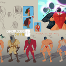 Paintings exploring Character Design. Traditional illustration, Design, and Character Design project by Exodus Lexicon - 05.07.2023