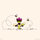 Flowers. Un proyecto de Ilustración tradicional y Motion Graphics de Ana Luiza Batista - 07.05.2023