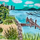 Mi proyecto del curso: Pintura acrílica paso a paso: crea paisajes increíbles Ein Projekt aus dem Bereich Traditionelle Illustration, Malerei, Malerei mit Acr, l und Sketchbook von Paola Bizioli - 07.05.2023