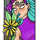 She is nature. Ilustração tradicional projeto de Elizabeth Gastelum - 07.05.2023