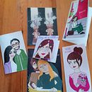 Mi proyecto del curso: Diseño de tarjetas de felicitación: ilustra y vende tu colección. Een project van Traditionele illustratie,  Br, ing en identiteit, Redactioneel ontwerp, Grafisch ontwerp y Digitale illustratie van Margarita - 08.05.2023