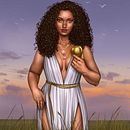 Aphrodite . Ilustrație tradițională de Tegan Smith - 02.24.2023