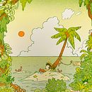 Island Dreams Risograph Print. Un proyecto de Ilustración tradicional de Natalie Andrewson - 11.05.2023