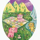 My project for course: Illustration Techniques with Watercolor and Gouache. Ilustração tradicional, Artes plásticas, Pintura, Pintura em aquarela, Ilustração infantil, e Pintura guache projeto de Amy Ybarracuda - 11.05.2023