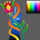 Femenine Rise. Een project van Traditionele illustratie, Grafisch ontwerp, Vectorillustratie, Schilderij,  Botanische illustratie, Digitale tekening y Naturalistische illustratie van Diana Carmona - 11.05.2023