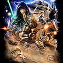 The Mandalorian - diseño remera. Un proyecto de Ilustración tradicional de Mariano Mattos - 12.05.2023