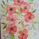 Mi proyecto del curso: Acuarela floral: conecta con la naturaleza. Projekt z dziedziny Trad, c, jna ilustracja,  Malarstwo, Malowanie akwarelą, R i sunek botaniczn użytkownika Elizabeth Martinez - 12.05.2023