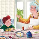 Illustration  children books illustration . Een project van Traditionele illustratie, Ontwerp van personages, Kinderillustratie, Stor, telling, Stor, board y Digitaal productontwerp van engmariamfadil - 13.05.2023
