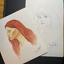 Mon projet du cours : Carnet de portraits : explorez le visage humain. Esboçado, Desenho, Desenho de retrato, Desenho artístico, e Sketchbook projeto de Marjolaine Fuentes - 13.05.2023