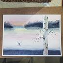 My project for course: Atmospheric Landscapes in Watercolor . Fine Arts, Painting, and Watercolor Painting project by debuie63 - 05.13.2023